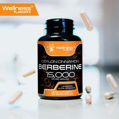 Liposomal Berberine with Ceylon Cinnamon Capsules 15,000mg – 120 Capsules Liposomal Berberine with Ceylon Cinnamon Capsules 15,000mg – 120 Capsules