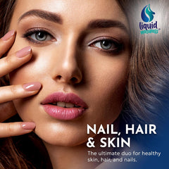 Liquid Collagen with Biotin Drops, Vitamin B7 for Hair, Skin, Nails - Vanilla Flavor Liquid Collagen with Biotin Drops, Vitamin B7 for Hair, Skin, Nails - Vanilla Flavor