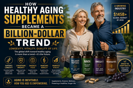 How Healthy Aging Supplements Became a Billion-Dollar Trend
