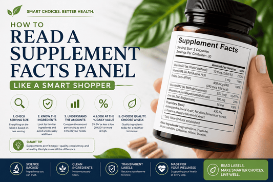 How to Read a Supplement Facts Panel Like a Smart Shopper