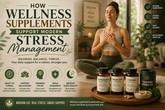 How Wellness Supplements Support Modern Stress Management