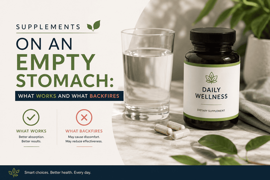 Supplements on an Empty Stomach