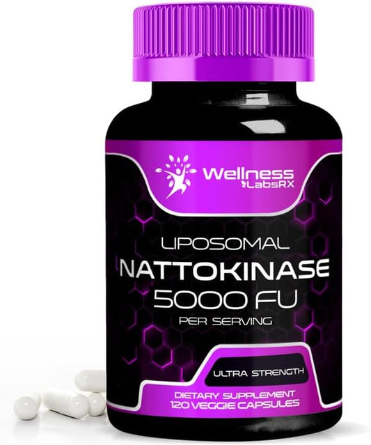 Liposomal Nattokinase  5000 FU – Ultra Strength – 120 Capsules