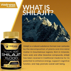 Liposomal Shilajit + Fulvic Acid 15,000mg Ultra Strength – 120 Capsules