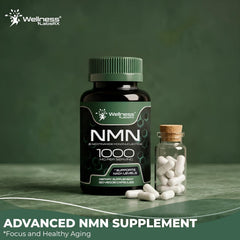 NMN Supplement 1000mg Pure Organic - 120 Count