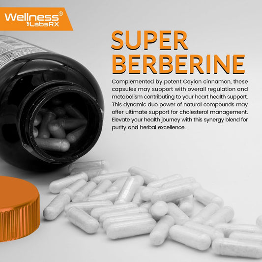 Liposomal Berberine + Ceylon Cinnamon 15,000mg – 120 Capsules