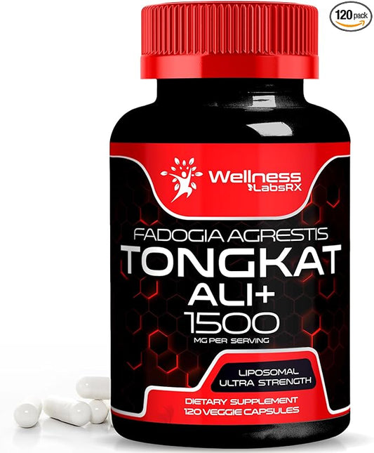 Tongkat Ali + Fadogia Agrestis 1500mg – Ultra Strength – 120 Capsules