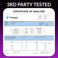 Liposomal Nattokinase  - Certificate of Analysis