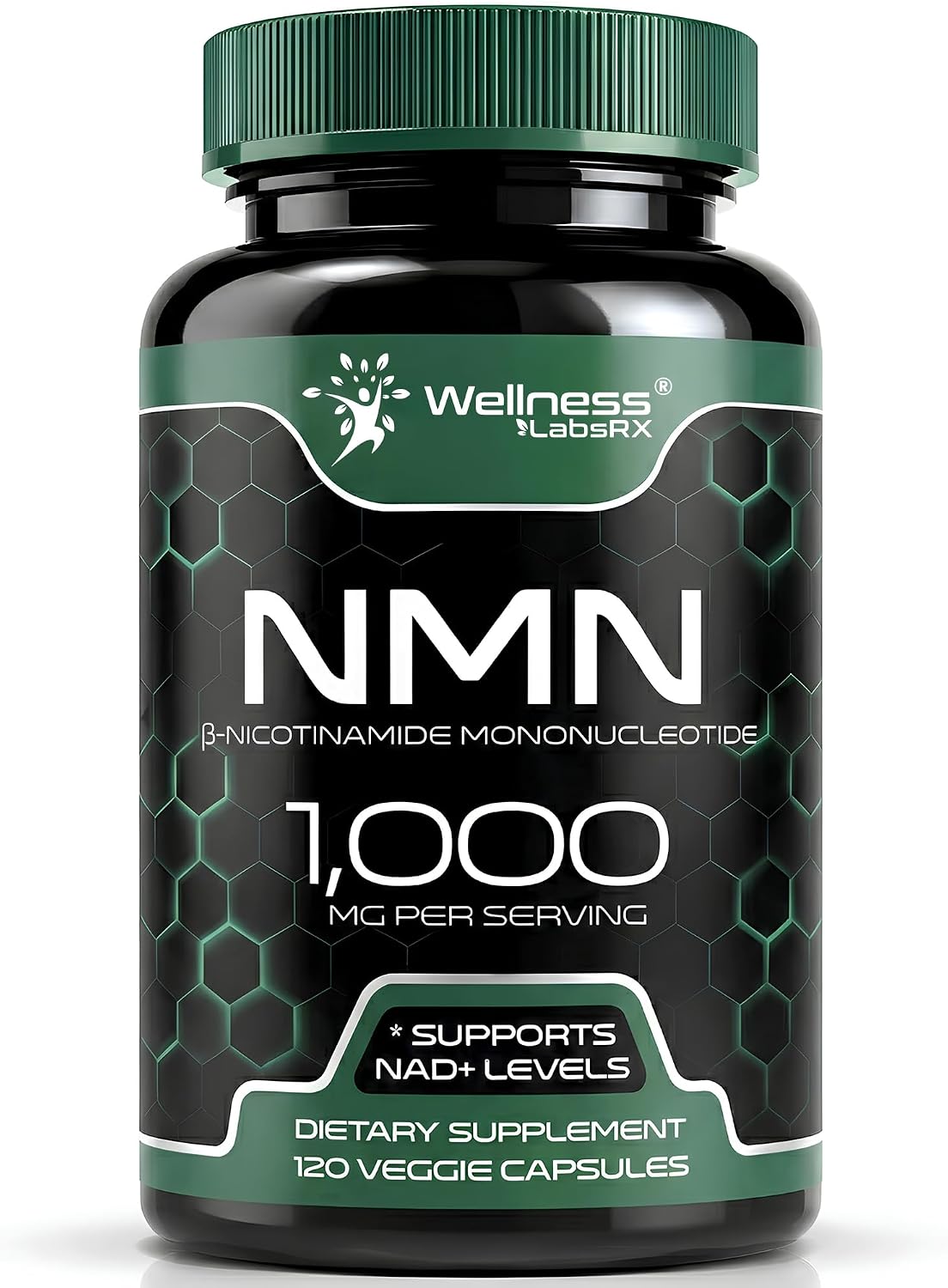 NMN Supplement 1000mg Pure Organic - 120 Count