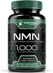 NMN Supplement 1000mg Pure Organic - 120 Count