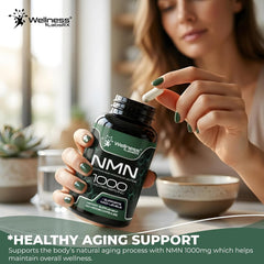 NMN Supplement 1000mg Pure Organic - 120 Count
