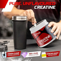 Unflavored Creatine Monohydrate Powder 5,000mg Per Serving – 60 Servings