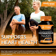 Liposomal Berberine + Ceylon Cinnamon 15,000mg – 120 Capsules