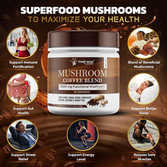 Keto-Friendly Organic Mushroom Coffee with Superfood Mushrooms