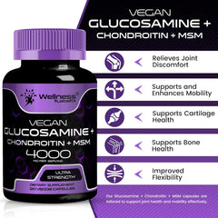 Glucosamine Chondroitin MSM, Joint Support, Back Pain, Knee Pain - Triple Strength