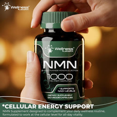 NMN Supplement 1000mg Pure Organic - 120 Count