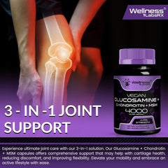 Glucosamine Chondroitin MSM, Joint Support, Back Pain, Knee Pain - Triple Strength