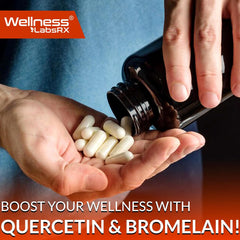 Liposomal Quercetin + Bromelain 1500mg – Ultra Strength – 120 Capsules