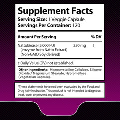 5000 FU Liposomal Nattokinase – 120 Capsules