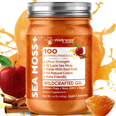 Organic Wildcrafted Superfood Sea Moss Gel All Natural Delicious Flavors – 10 Oz