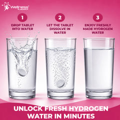 Hydrogen Water Tablets – Raspberry Flavor, 60 Tablets