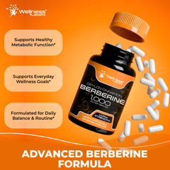 Berberine Supplement with Ceylon Cinnamon Capsules 1,000mg – 60 Capsules