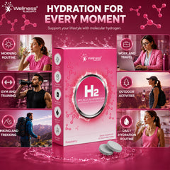 Hydrogen Water Tablets – Raspberry Flavor, 60 Tablets