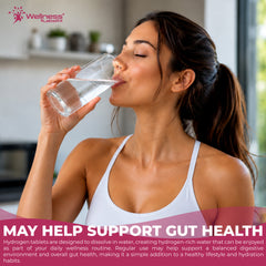 Hydrogen Water Tablets – Raspberry Flavor, 60 Tablets