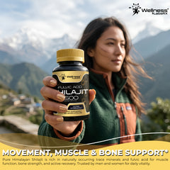 Liposomal Shilajit Capsules + Fulvic Acid 1,500mg