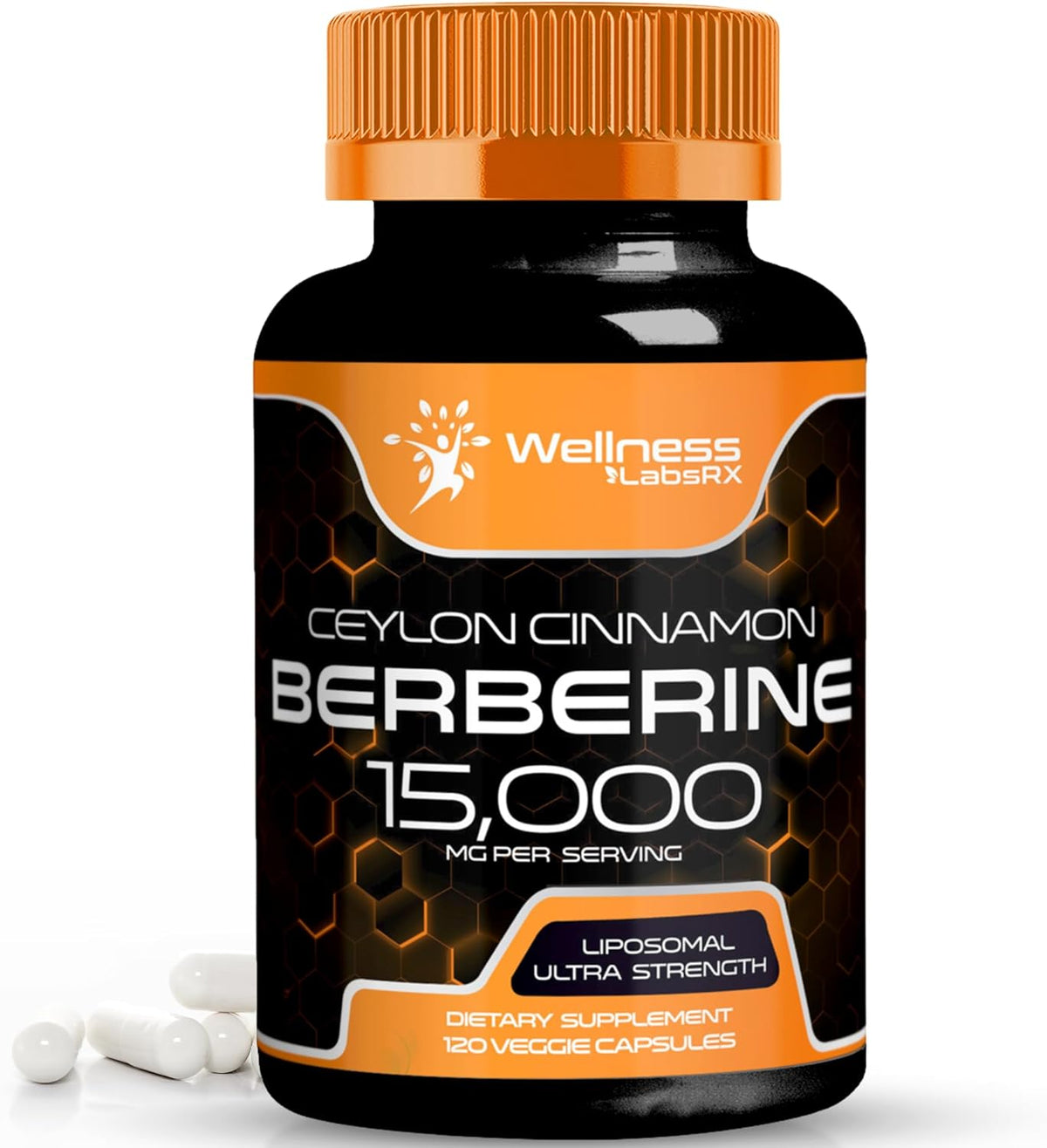 Liposomal Berberine + Ceylon Cinnamon 15,000mg – 120 Capsules
