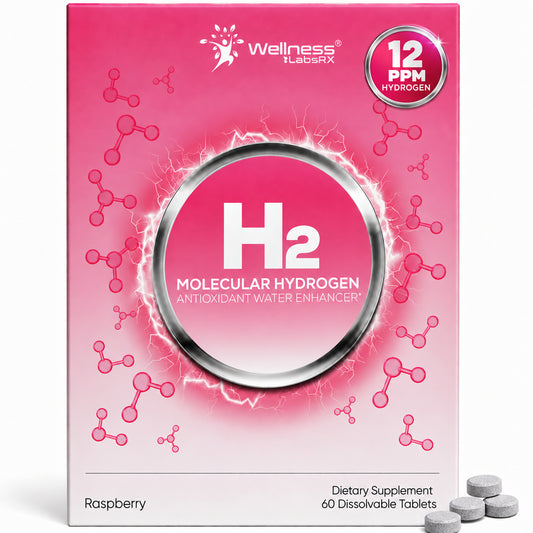 Hydrogen Water Tablets – Raspberry Flavor, 60 Tablets