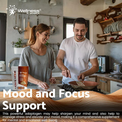 Lions Mane Powder, Natural Formula for Memory and Focus, Immune Health - 120 Servings