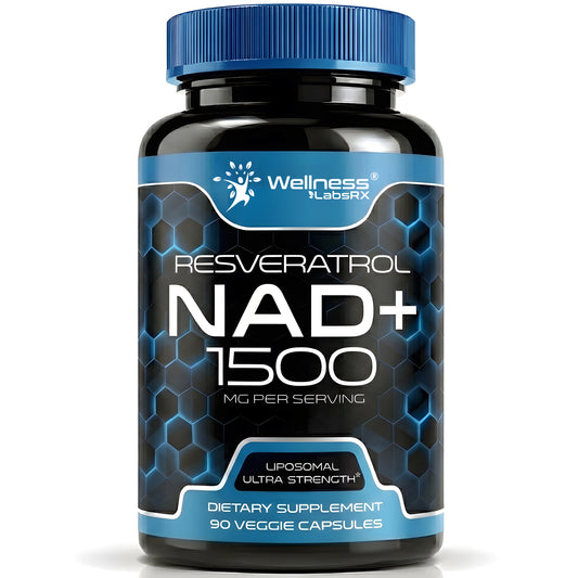 Liposomal NAD Capsules  + Resveratrol 1500mg - 90 Capsules