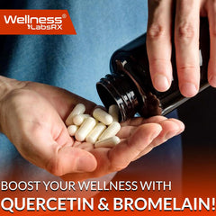 Liposomal Quercetin + Bromelain 1500mg – Ultra Strength – 120 Capsules