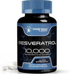Resveratrol 1000mg Organic Capsules - 120 Count - Japanese Knotweed Extract