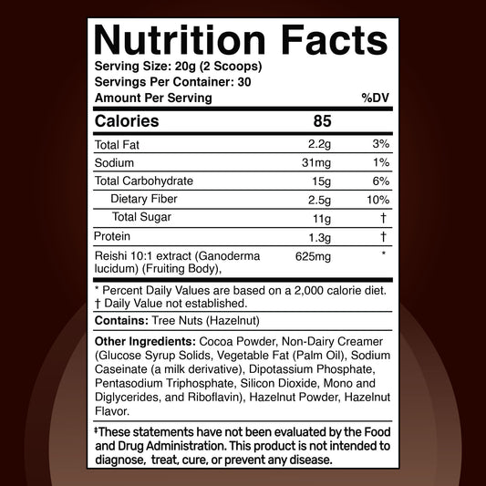Mushroom Hazelnut | Reishi Extract (Ganoderma)