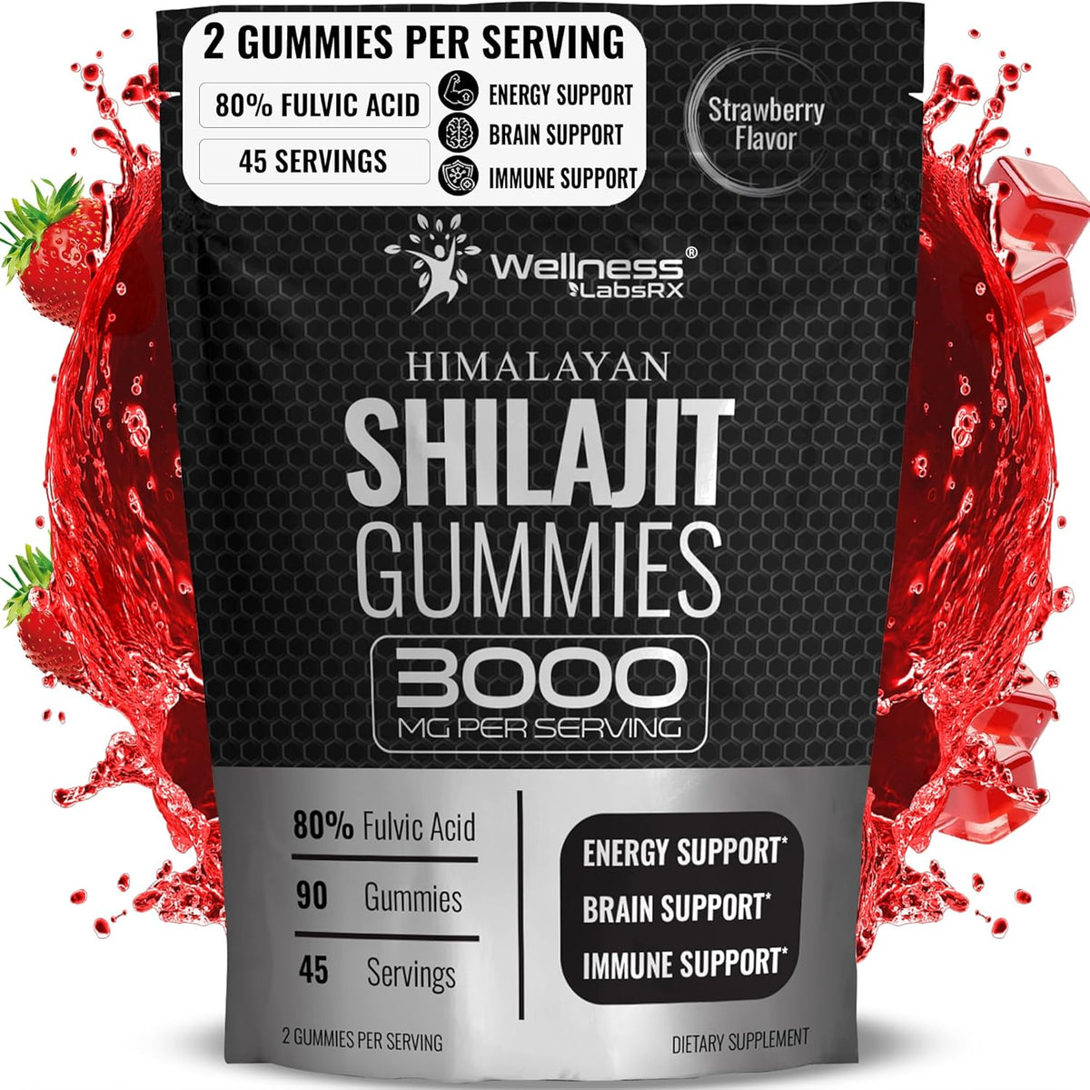 Pure Himalayan Shilajit Gummies - 90 Count