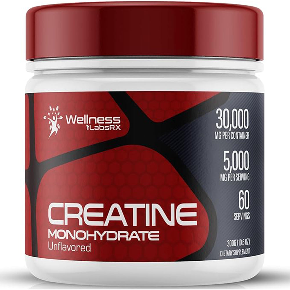 Unflavored Creatine Monohydrate Powder 5,000mg Per Serving – 60 Servings