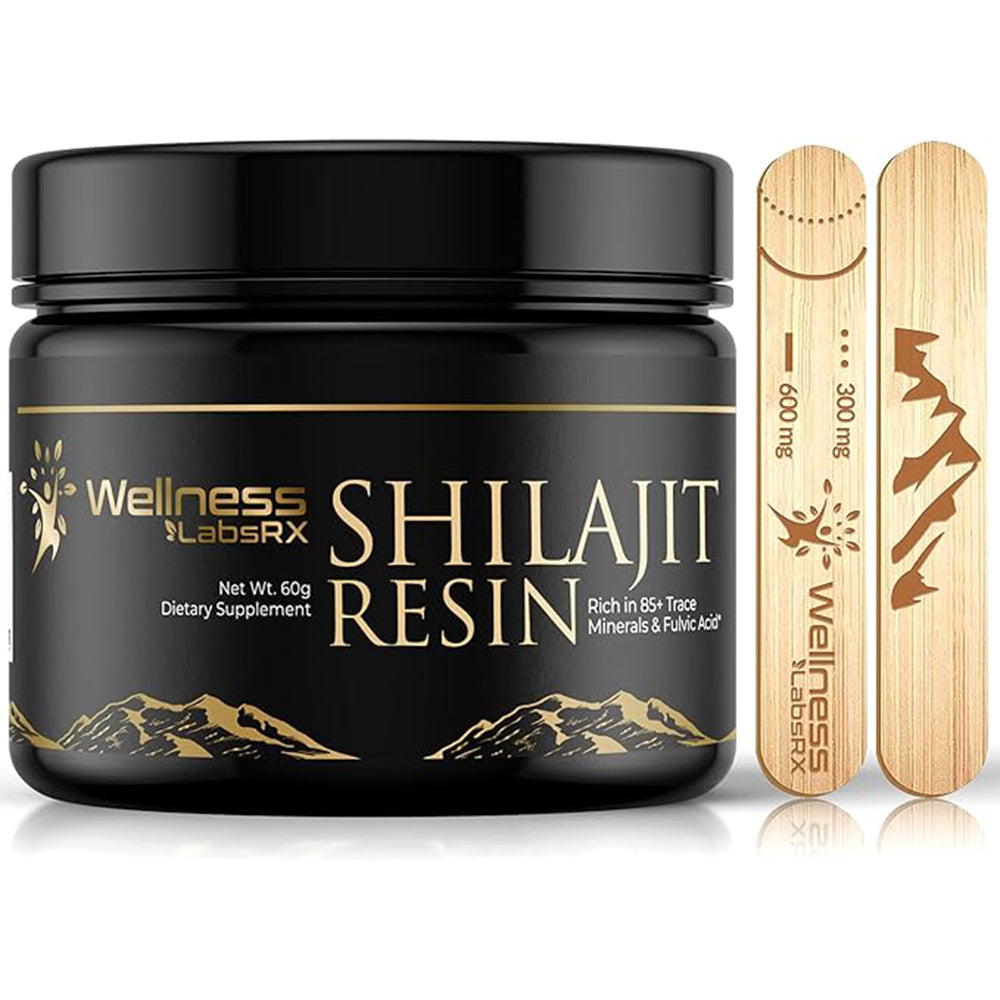 Pure Himalayan Organic Shilajit Resin 500mg Per Serving - 80% Fulvic A ...