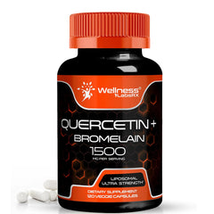 Liposomal Quercetin + Bromelain 1500mg – Ultra Strength – 120 Capsules