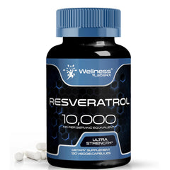 Resveratrol 1000mg Organic Capsules - 120 Count - Japanese Knotweed Extract