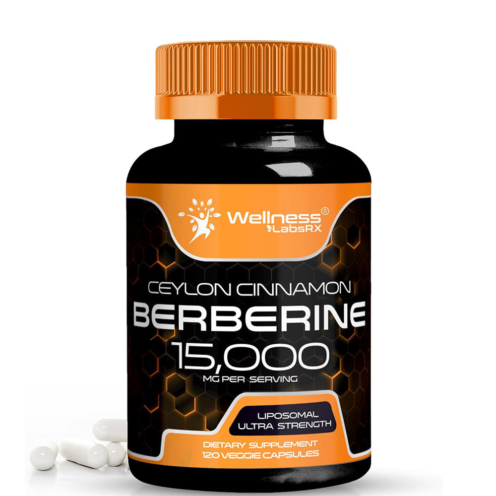 Liposomal Berberine + Ceylon Cinnamon 15,000mg – 120 Capsules