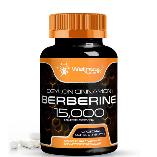 Liposomal Berberine + Ceylon Cinnamon 15,000mg – 120 Capsules