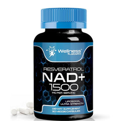 Liposomal NAD + Resveratrol 1500mg – 90 Capsules