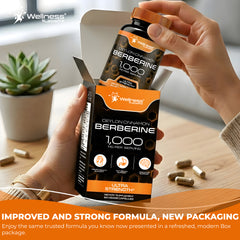 Berberine Supplement with Ceylon Cinnamon Capsules 1,000mg – 60 Capsules