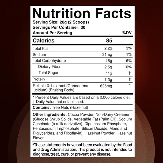 Mushroom Hazelnut | Reishi Extract (Ganoderma)