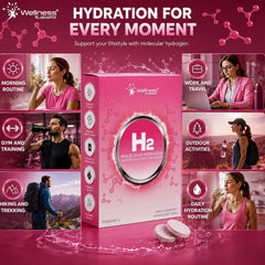 Hydrogen Water Tablets – Raspberry Flavor, 60 Tablets