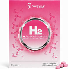Hydrogen Water Tablets – Raspberry Flavor, 60 Tablets