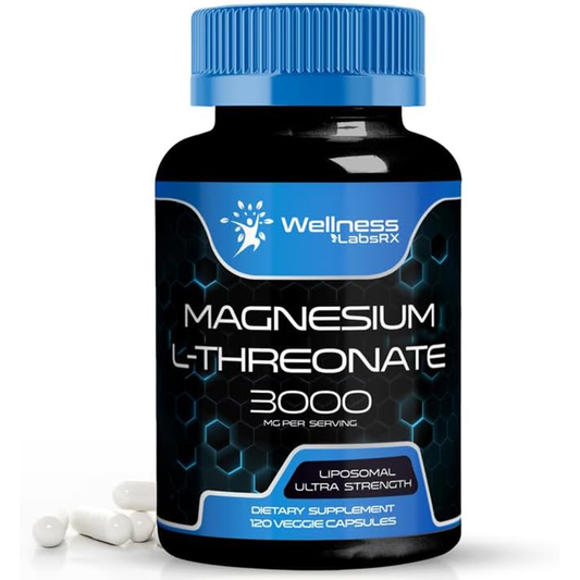 Liposomal Magnesium L-Threonate 3000mg – Ultra Strength – 120 Capsules